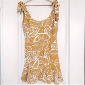 Mustard Yellow Mini Dress